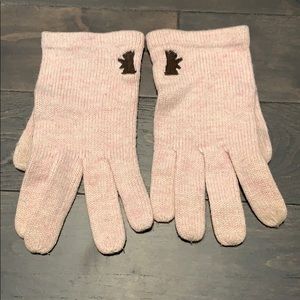 Pink Juicy Couture knit gloves